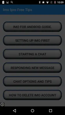 Ipro Imo Beta For Calls and Chat Tips android App screenshot 0