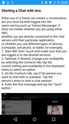 Ipro Imo Beta For Calls and Chat Tips android App screenshot 2